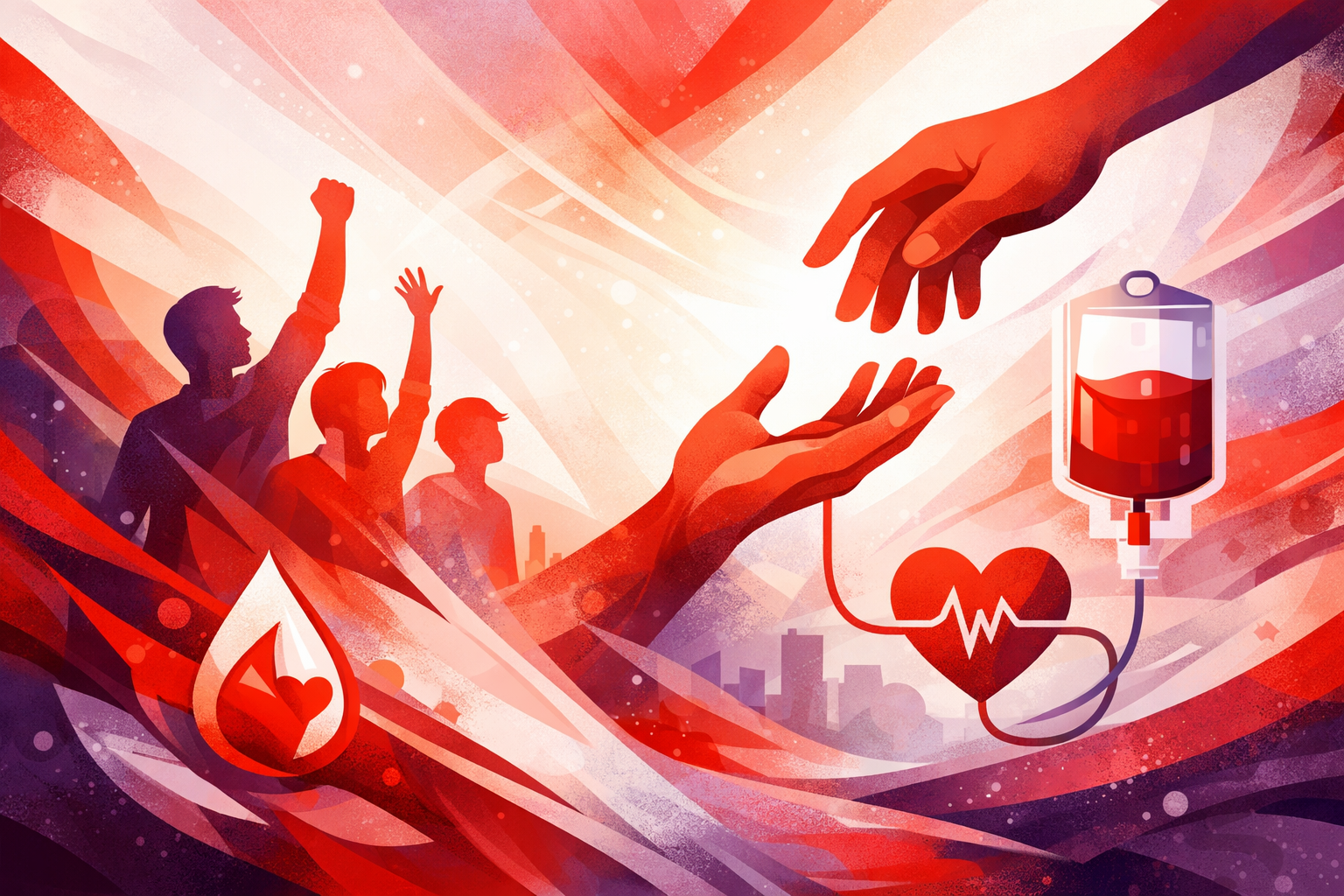 Blood donation and community support